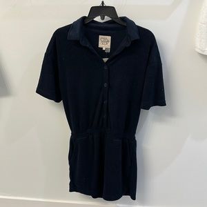 Evereve Navy Blue Romper